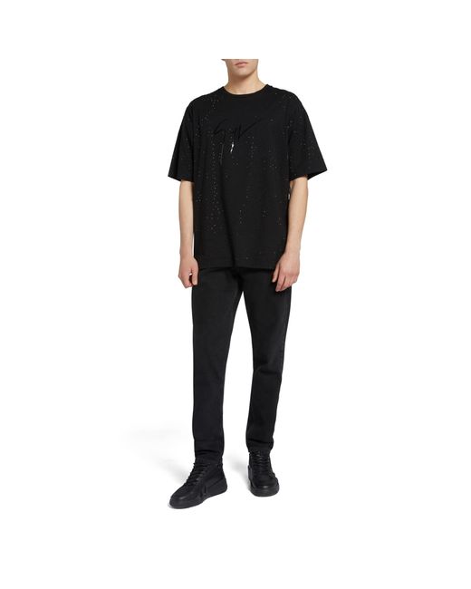 Giuseppe Zanotti Black Lr-41 Sleeveless Hoodie for men