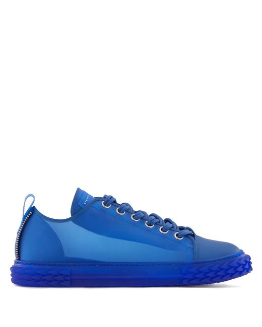 Giuseppe Zanotti Blue Blabber Sheer Low-top Sneakers for men
