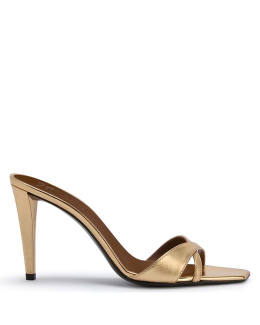 Giuseppe Zanotti Brown Brivido Mule 90