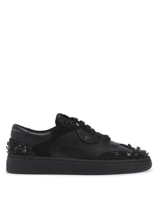 Giuseppe Zanotti Black Gz94 Embroidery for men