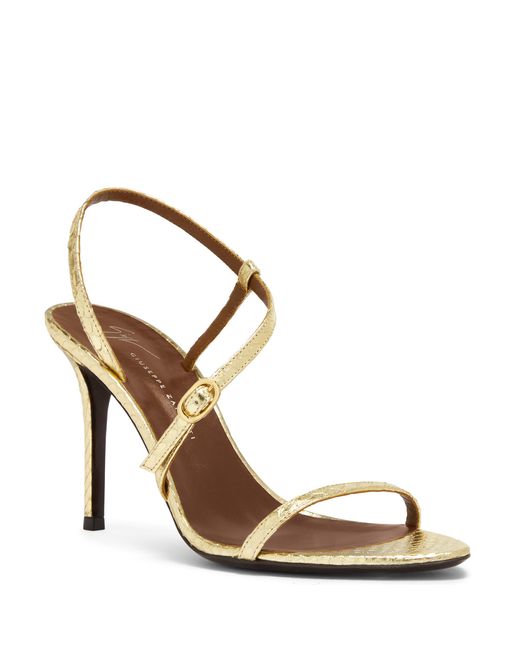 Audrinette 90 di Giuseppe Zanotti in Metallic