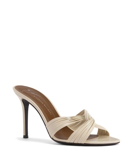 Giuseppe Zanotti Metallic Fara Mule 90