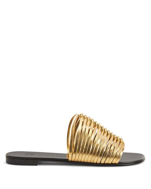 Giuseppe Zanotti Metallic Jane Flat