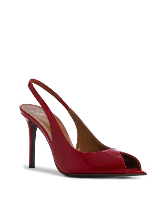 Giuseppe Zanotti Red Intriigo Open Toe 90