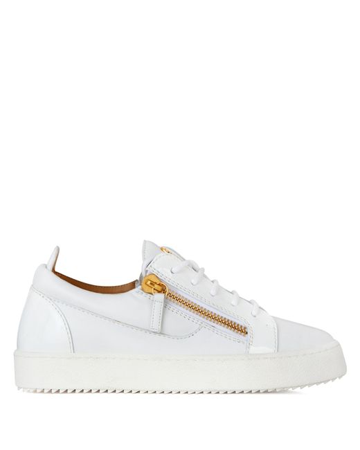 Giuseppe Zanotti White Gail Sneakers