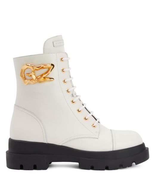 Giuseppe Zanotti White Tankie Boot