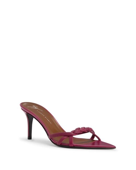 Giuseppe Zanotti Pink Intriigo Braid 70
