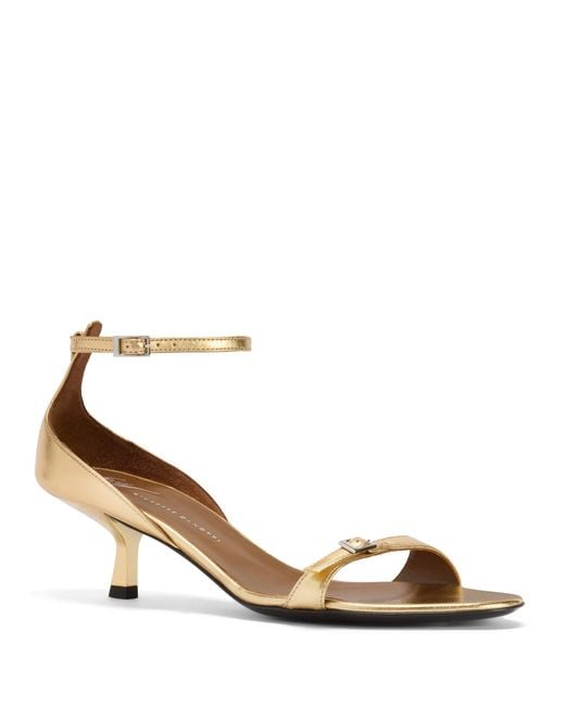 Giuseppe Zanotti Metallic Micky Buckles 50