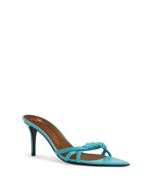 Giuseppe Zanotti Blue Intriigo Braid 70