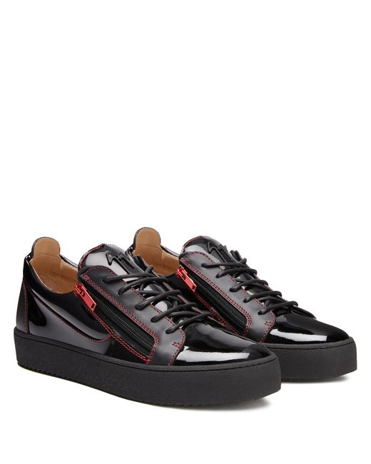 Sneakers alte in pelle rosse e nere di Giuseppe Zanotti Design, €597 |  farfetch.com | Lookastic