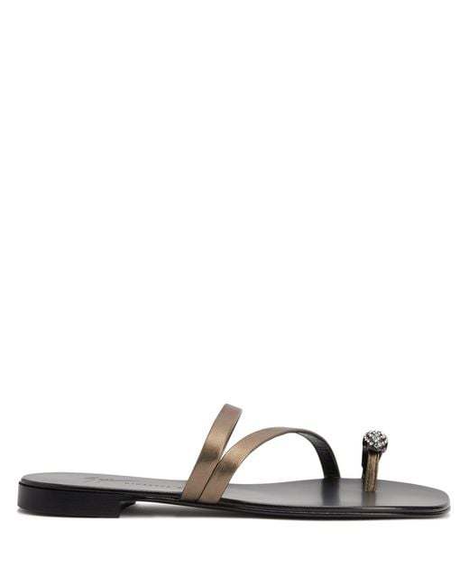 Giuseppe Zanotti Brown Febe Crystal