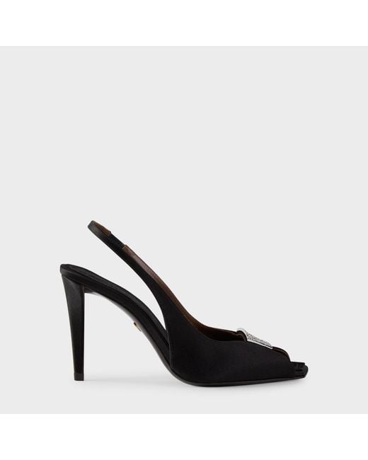 Giuseppe Zanotti Black La Nuit Slingback 90