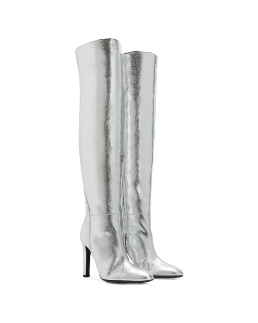 Giuseppe Zanotti Metallic Hattie