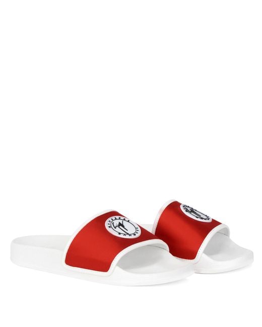 Giuseppe Zanotti Red Brett Slides
