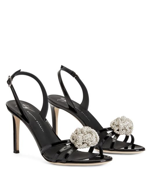 Giuseppe Zanotti Black Eglantine Crystal