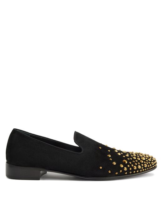 Giuseppe Zanotti Black Axelton Loafers for men