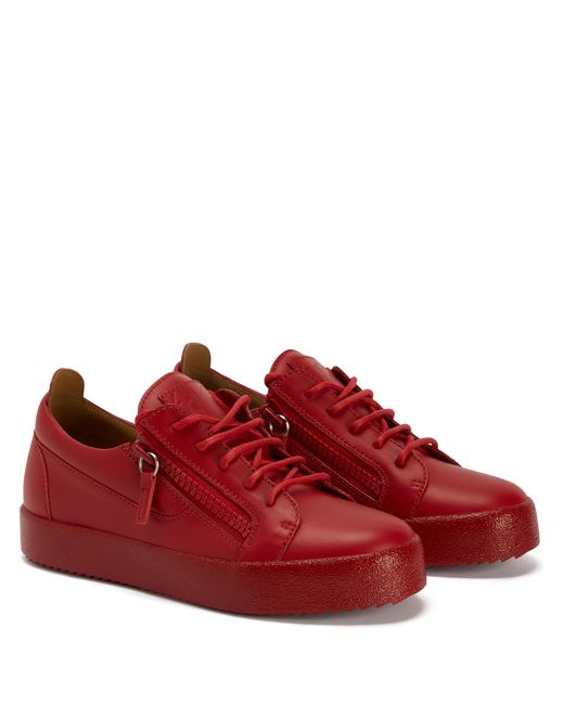 Giuseppe Zanotti Red Gail Sneakers