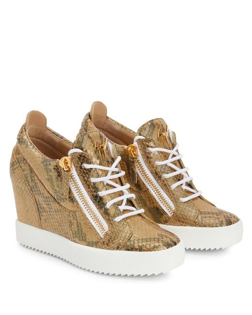 Giuseppe Zanotti Brown Addy Wedge
