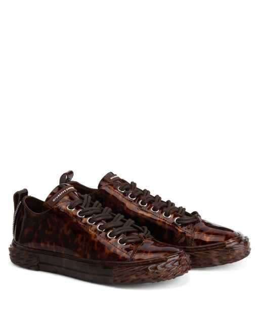 Giuseppe Zanotti Brown Blabber Sneakers