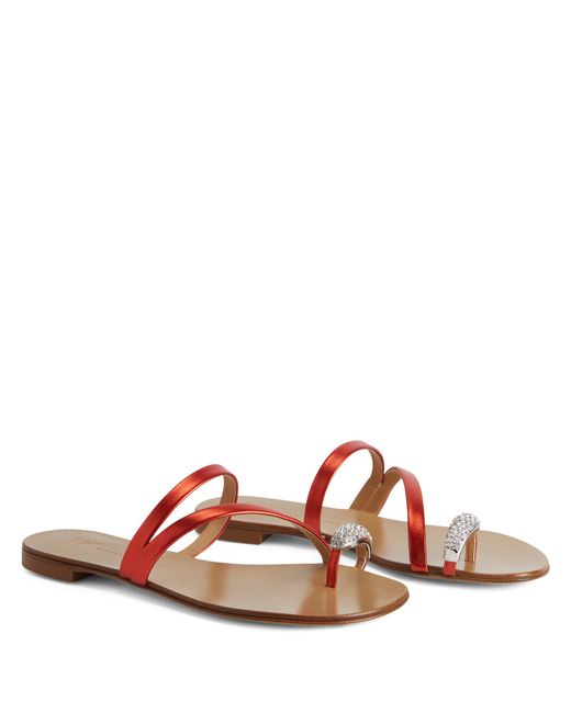 Giuseppe Zanotti Red Hillary Ring