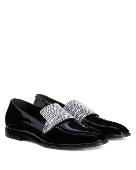 Giuseppe Zanotti Black Eflamm Crystal for men