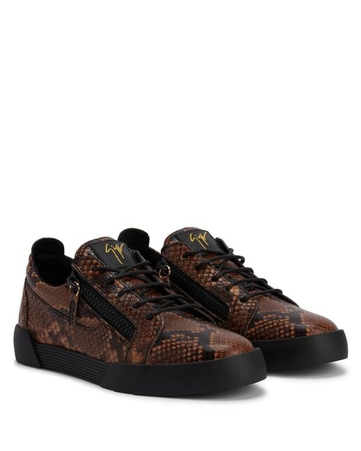 Giuseppe Zanotti Brown The Shark 5.0 Low for men