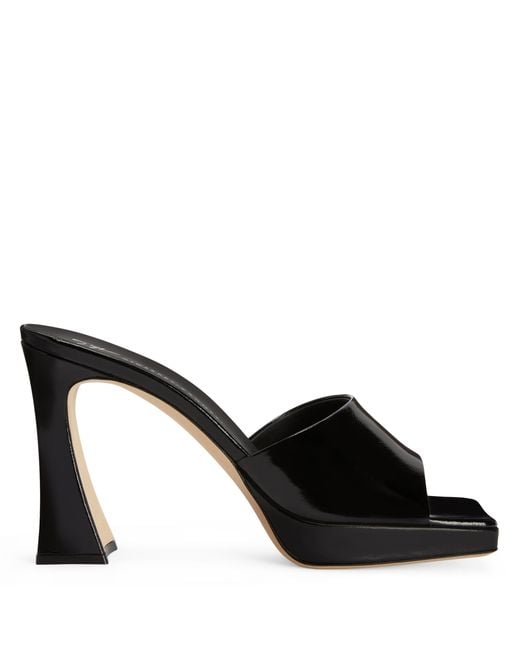 Giuseppe Zanotti Black Solhene Platform