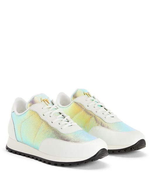 Giuseppe Zanotti White Jimi Running