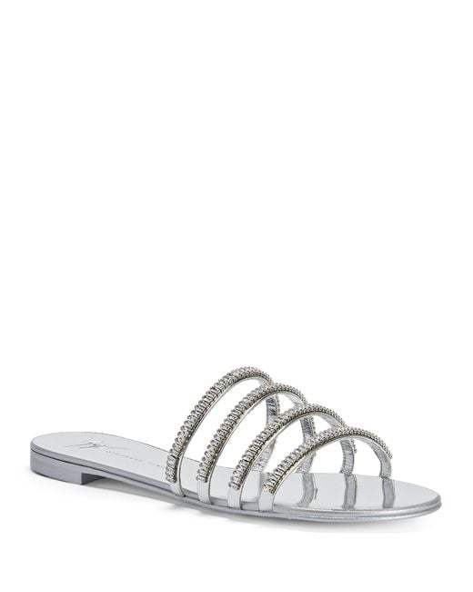 IRIDE CRYSTAL di Giuseppe Zanotti in White