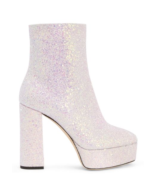 Giuseppe Zanotti White Morgana Glitter