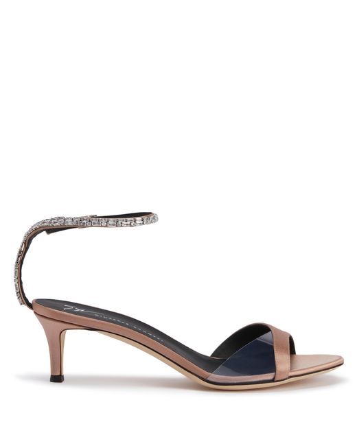 Giuseppe Zanotti Brown Leeah Crystal