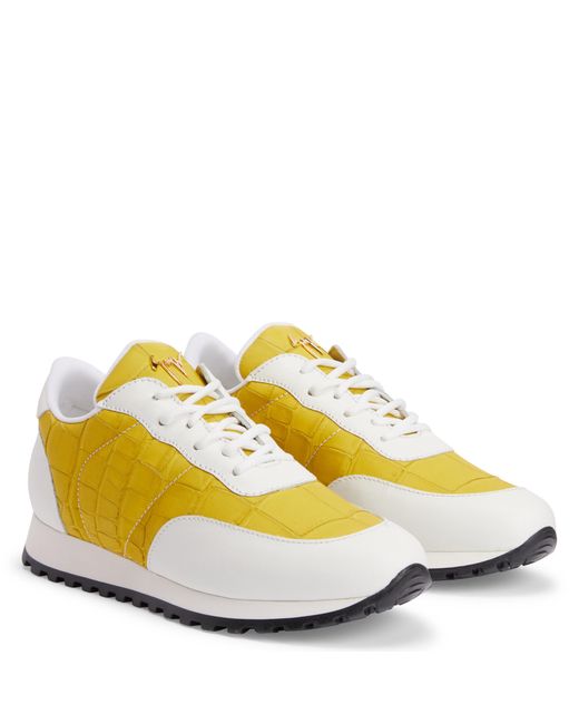 Giuseppe Zanotti Yellow Jimi Running