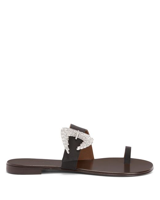 Giuseppe Zanotti Brown Ludhovica Flat