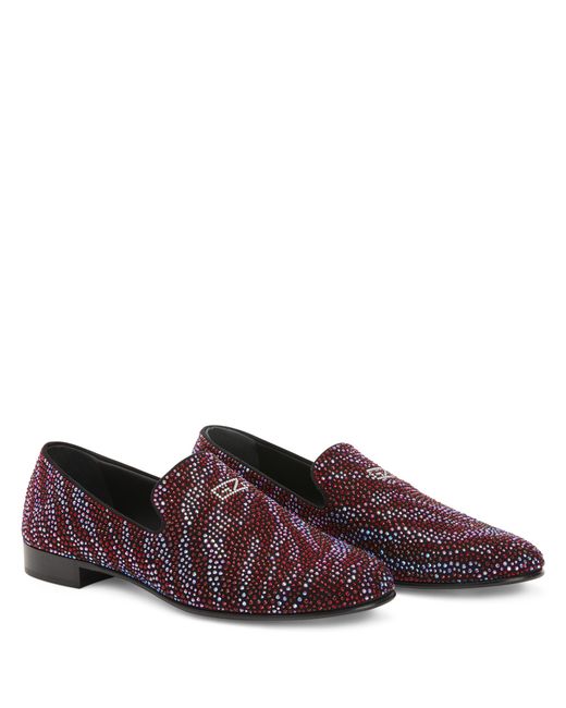 Giuseppe Zanotti Red Crystal Lewis for men