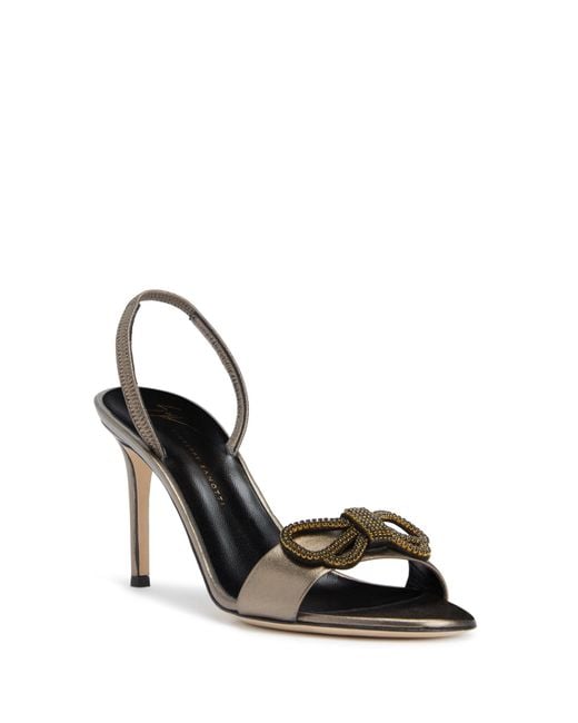 Giuseppe Zanotti Metallic Zari' Sandal