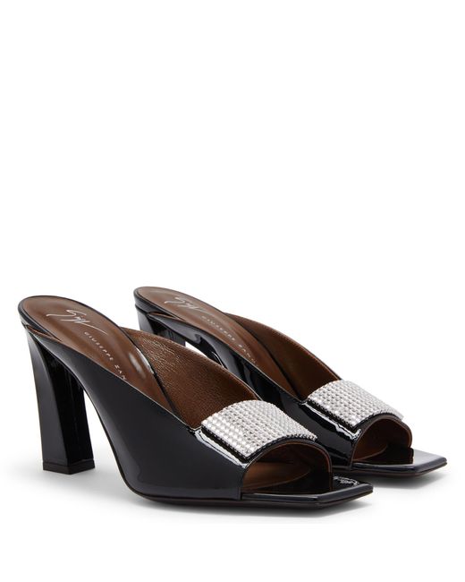 Giuseppe Zanotti Black Gz Mya Sparkle 90
