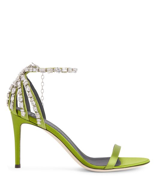 Giuseppe Zanotti Green Adele Crystal