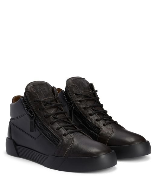 Giuseppe Zanotti Black The Shark 5.0 Mid for men