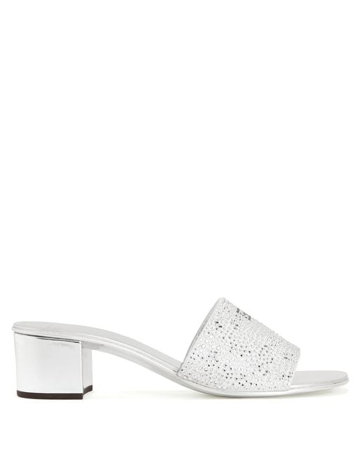 Giuseppe Zanotti White Adelia 40