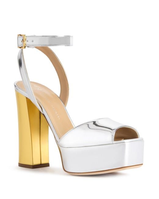 Giuseppe Zanotti Metallic Isadhora