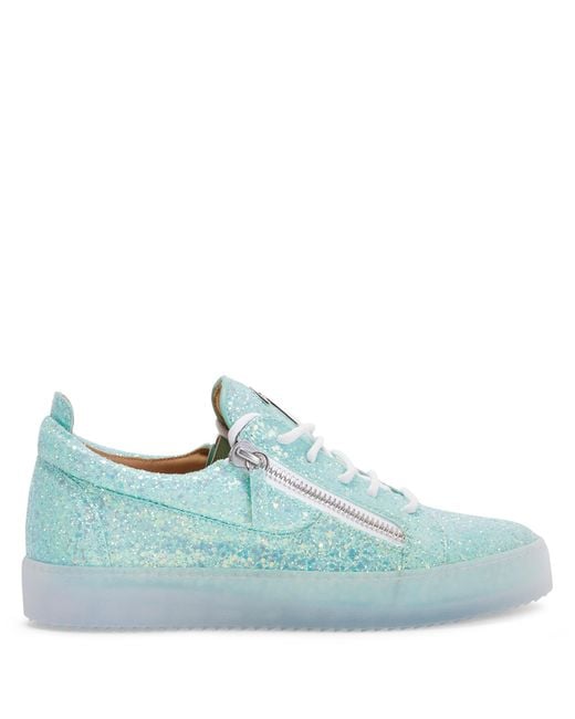 Giuseppe Zanotti Blue Frankie Glitter