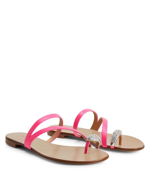Giuseppe Zanotti Pink Hillary Ring