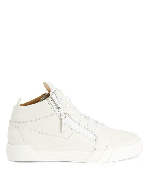 Giuseppe Zanotti White The Shark 5.0 Mid for men