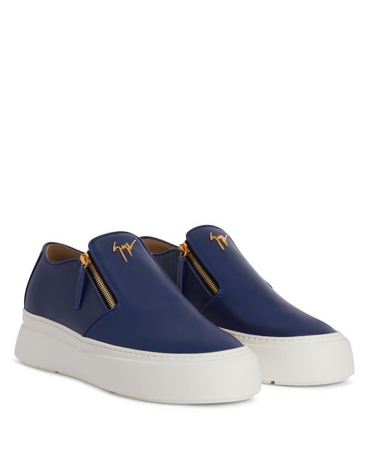 Giuseppe Zanotti Blue Gz Mike Zip for men