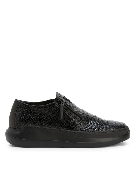 Giuseppe Zanotti Black Conley Zip for men