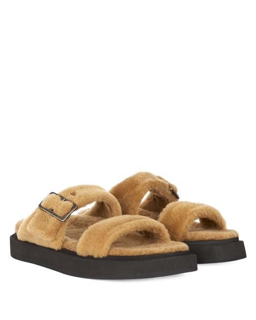 Giuseppe Zanotti Brown Giuseppe Zanotti Furry Him for men