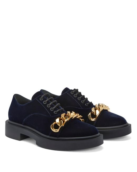Giuseppe Zanotti Blue Adric Velvet for men