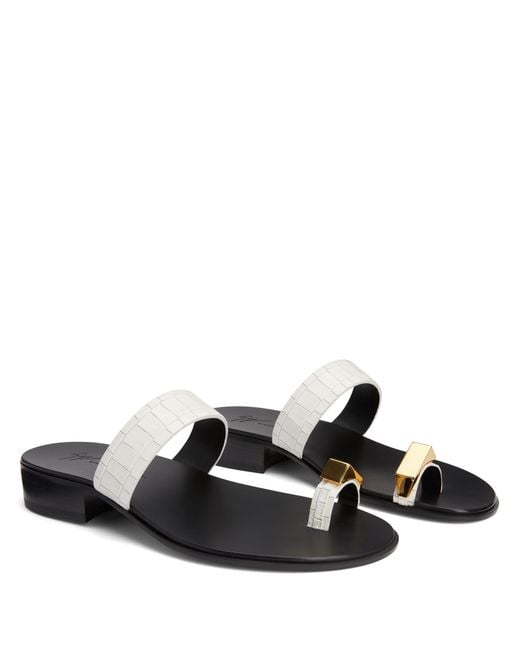 Giuseppe Zanotti White Bardack for men