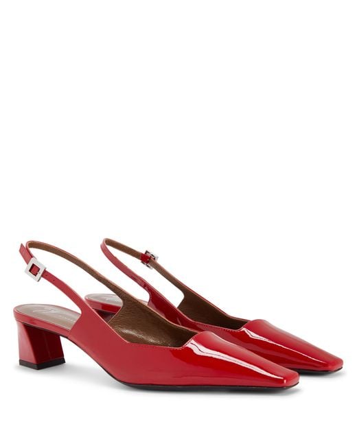 Giuseppe Zanotti Red Brendha Sling Back