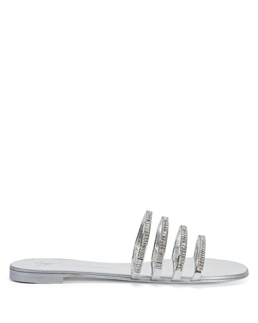Giuseppe Zanotti White Iride Crystal